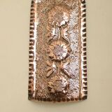 Single mid-century Swedish copper sconce