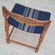 5 chairs in oak wood 1960