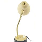 Former office lamp arm articulated in gold metal 50s