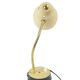 Former office lamp arm articulated in gold metal 50s