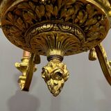Lustre en bronze de style Louis XIV.