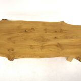 Scandinavian elm coffee table, Sweden, 1970