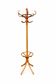 Antique curved wood parrot coat rack bistro style