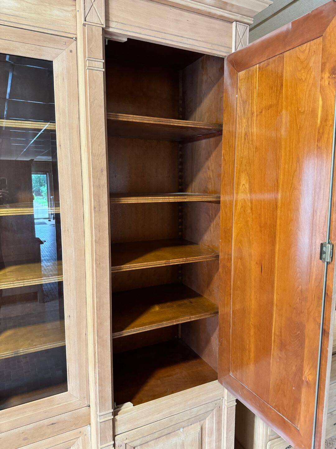 Cherry wood bookshelf – 1970s/80s