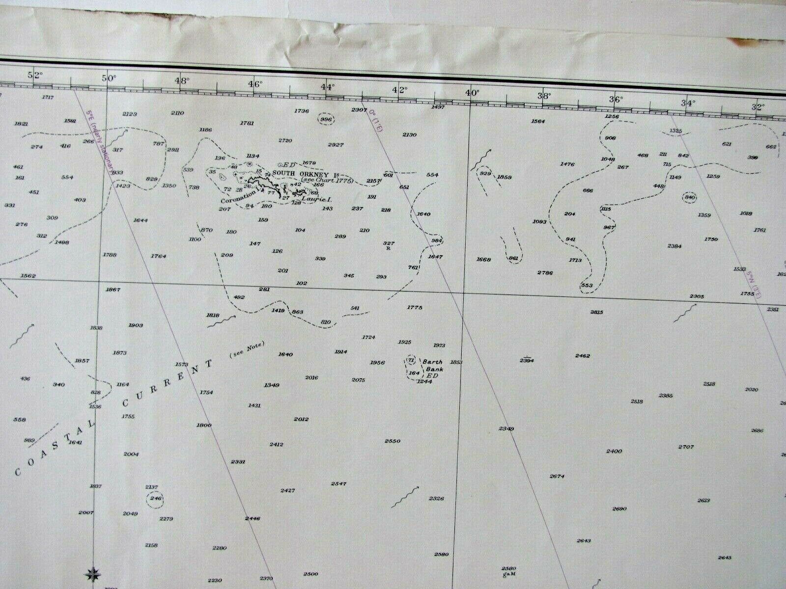 Graham Land - Peter I Oy - Antarctica Chart