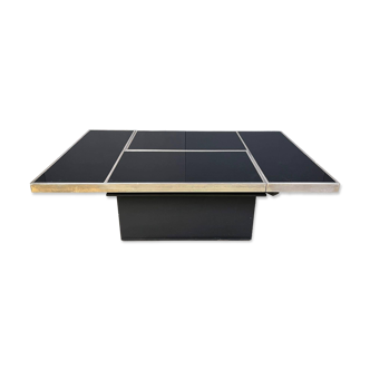 Vintage hidden bar coffee table, 1970s