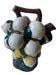 Carafe barbotine grappe de raisin 🍇