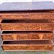 Commode Louis Philippe en placage d'acajou