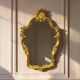 Miroir baroque doré vintage / miroir mural
