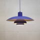Vintage Danish Louis Poulsen PH 4/3 Pendant Lamp: Mid-Century Modern