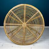 Vintage bamboo coffee table, Italy, 1960s