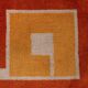 Geometric wool rug, France, c. 1970