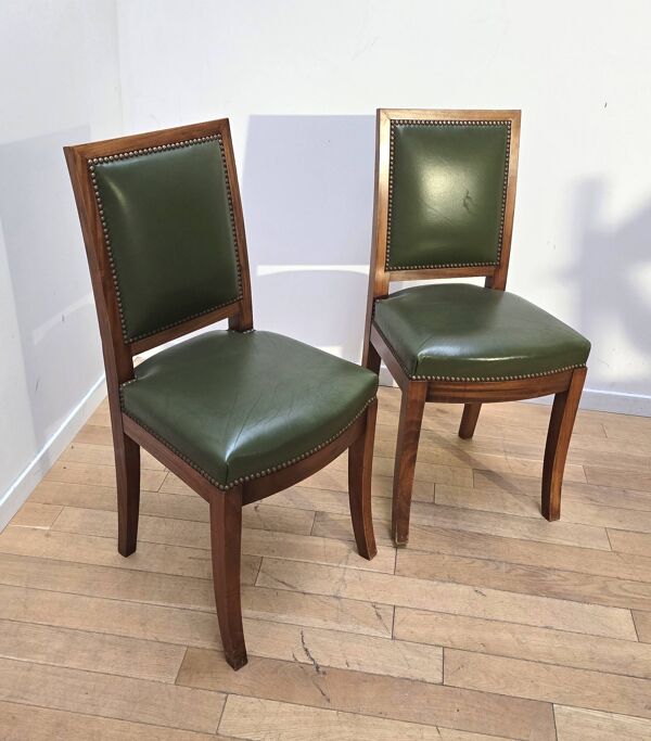 Paire de chaises vintages style Empire