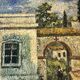 Landscape painting of southern France, 20th century.