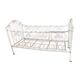 Bed, wrought iron bench