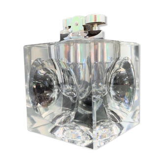 Cubic crystal table lighter