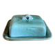 Glazed terracotta butter dish