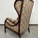 Art Nouveau wing chair no.6542 by Thonet