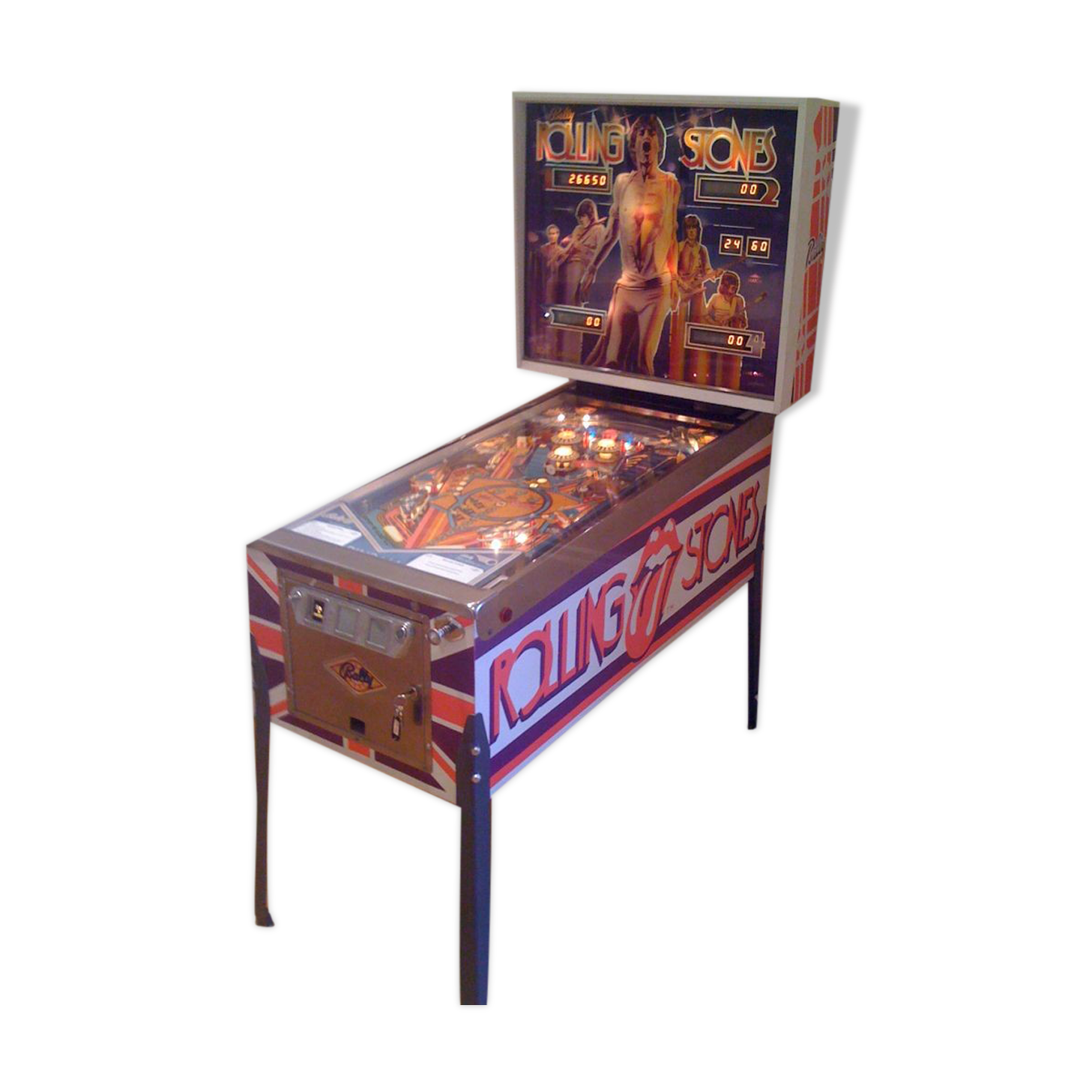 Rolling Stones Bally 1980 Pinball machine
