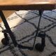 Table basse bois industriel métal loft chêne déco