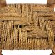 Vintage Footstool wood and rope, 1960s