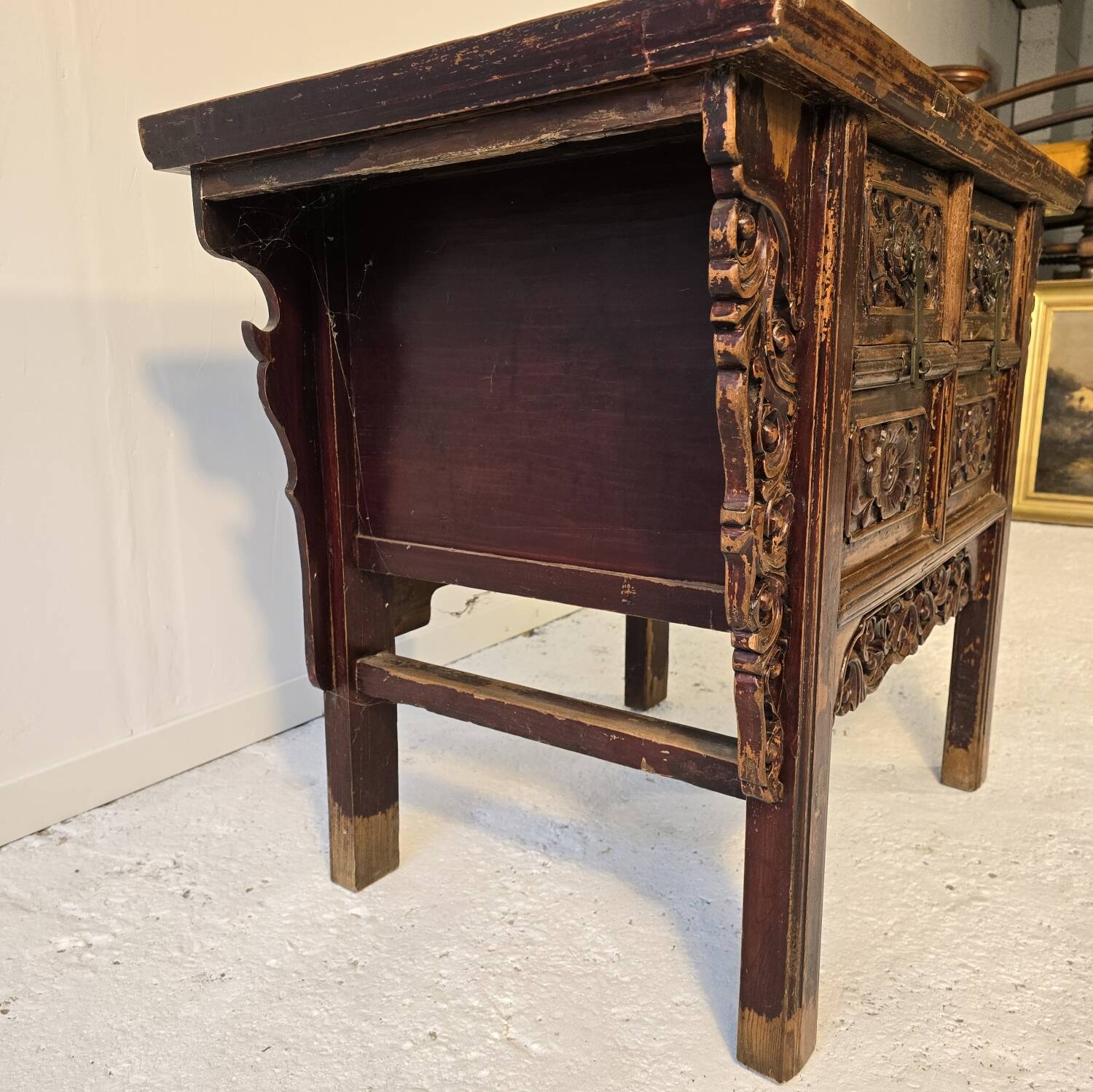Chinese altar table, 1920s, solid elm
