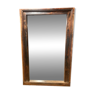 Miroir dans cadre ancien en bois