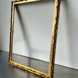 Antique art nouveau frame gilded wood measurements 25.5 cm x 19.5 cm