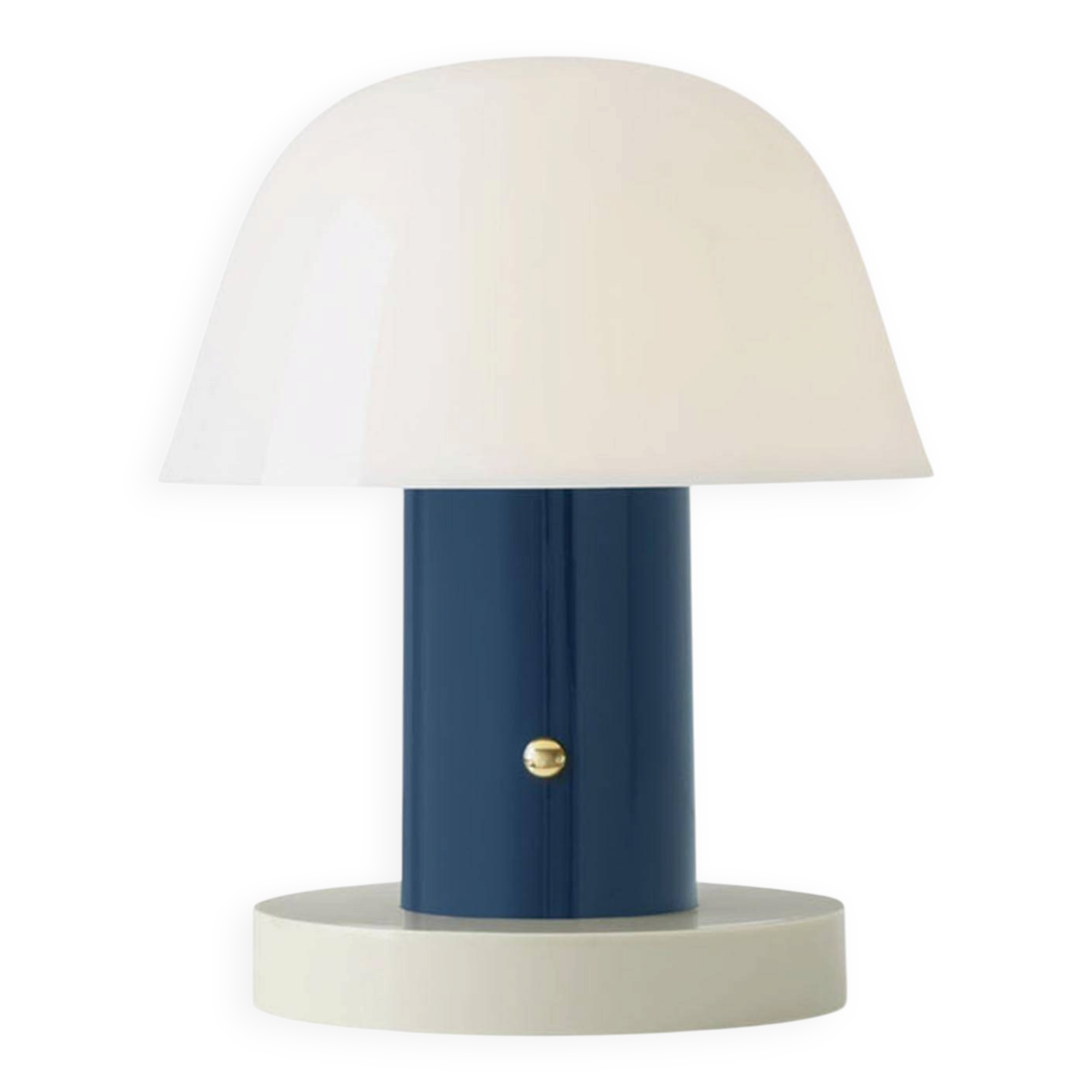 Portable USB lamp SETAGO Blue by Jaime Hayon for &Tradition