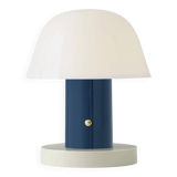 Portable USB lamp SETAGO Blue by Jaime Hayon for &Tradition