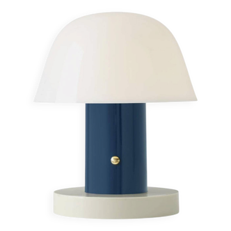 Portable USB lamp SETAGO Blue by Jaime Hayon for &Tradition