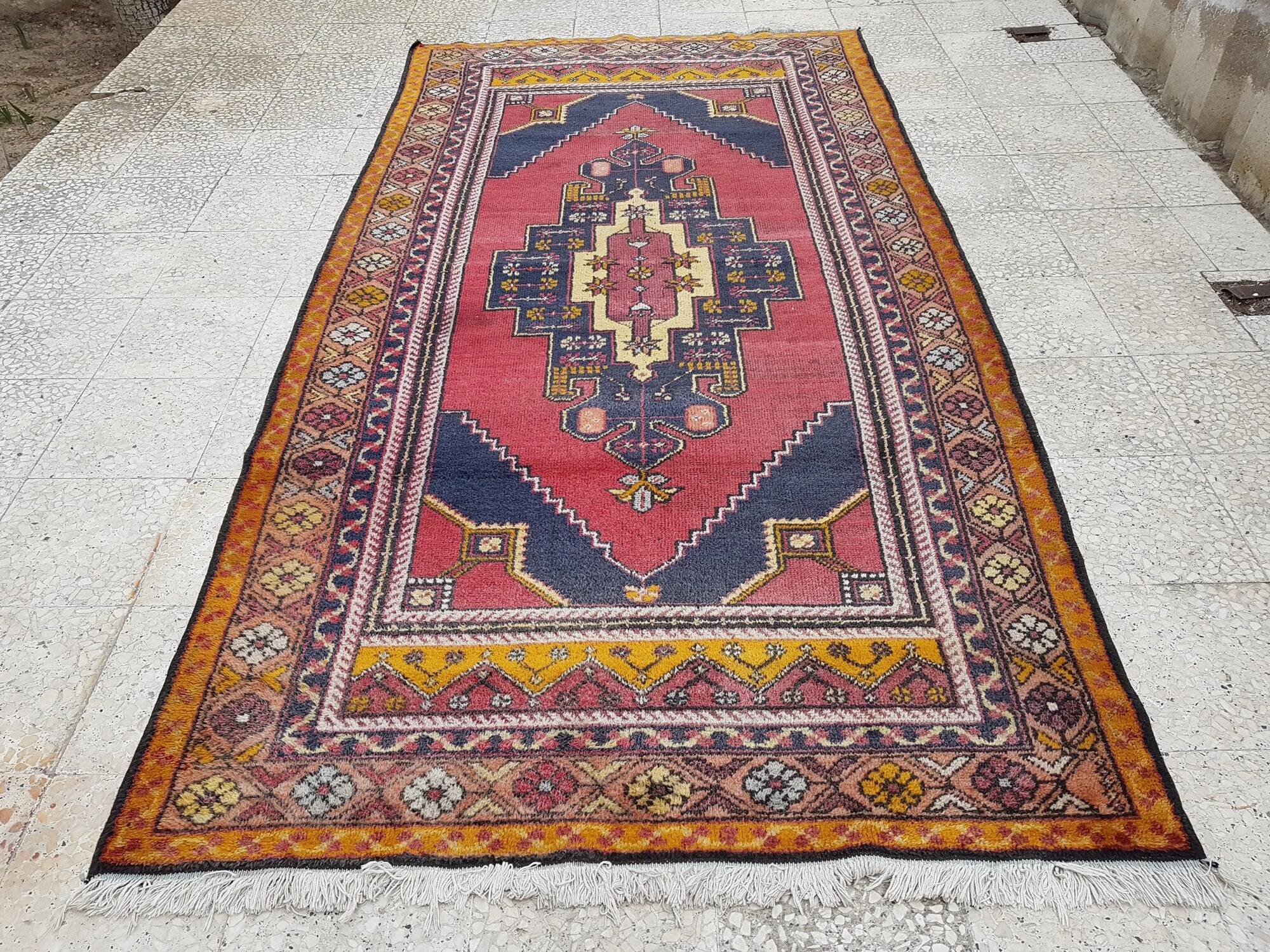 Tapis turc vintage fait main