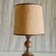 Table lamp base in onyx and chrome metal - 1970s