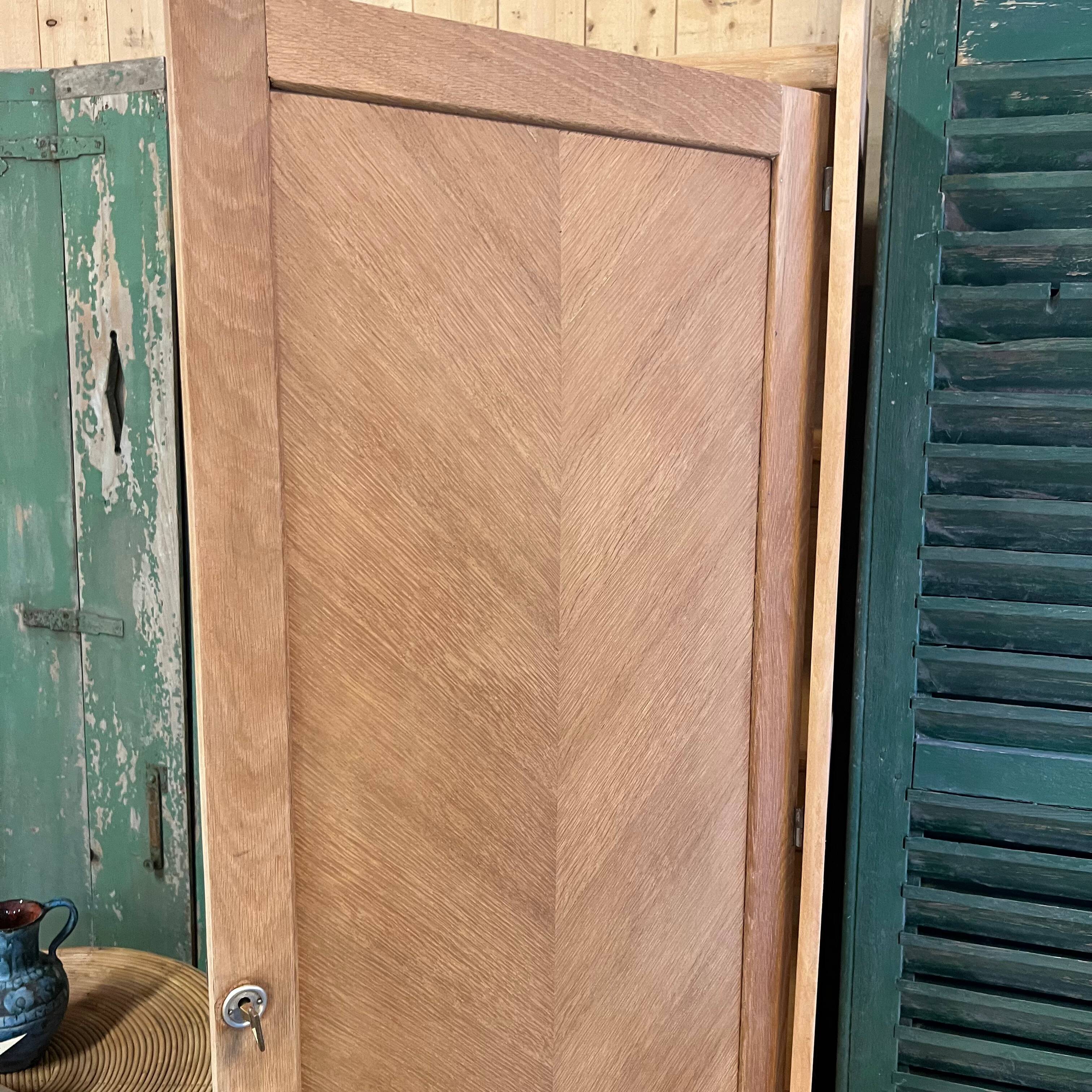 Vintage oak wardrobe