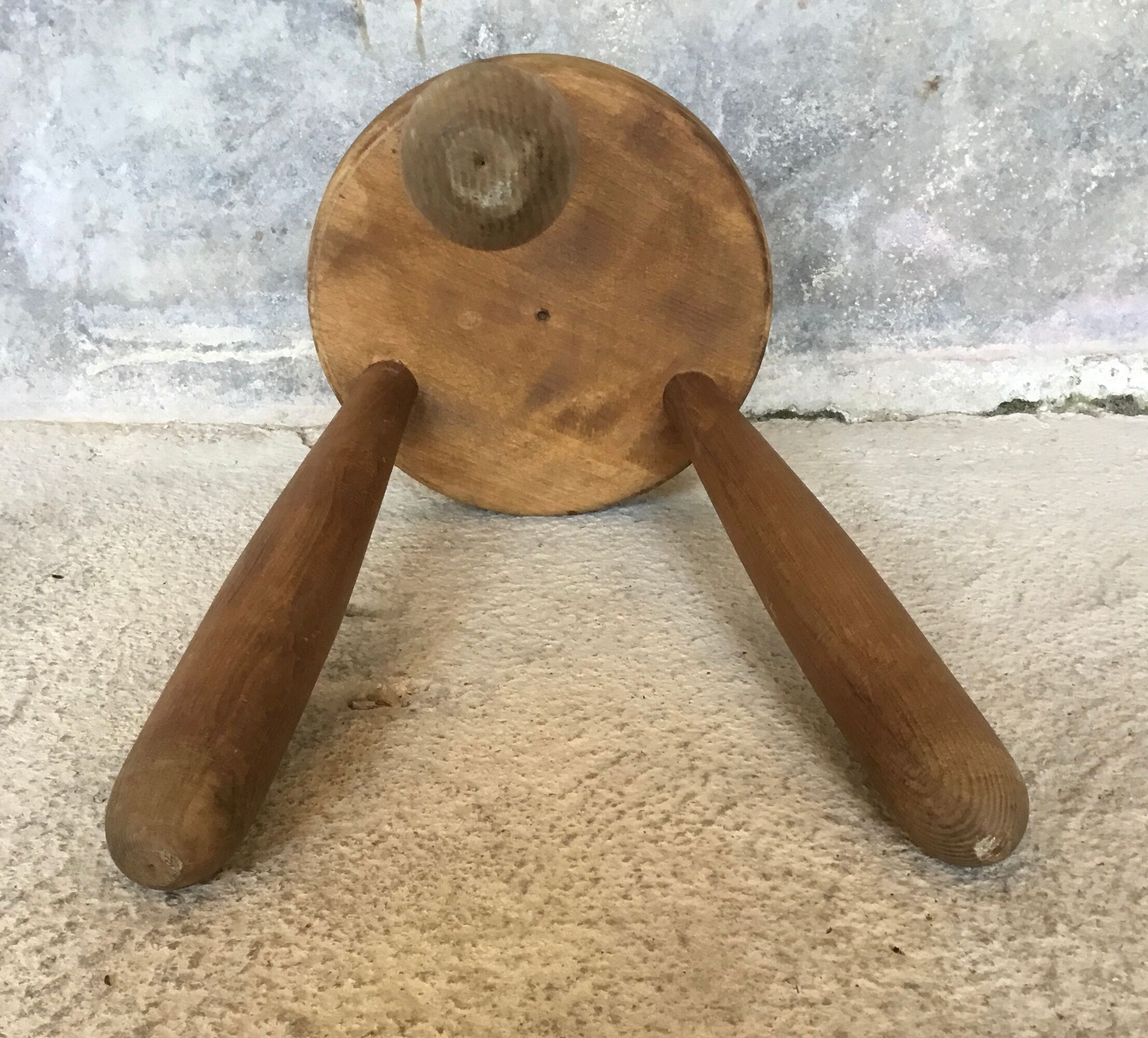 Vintage tripod farm stool - 1960