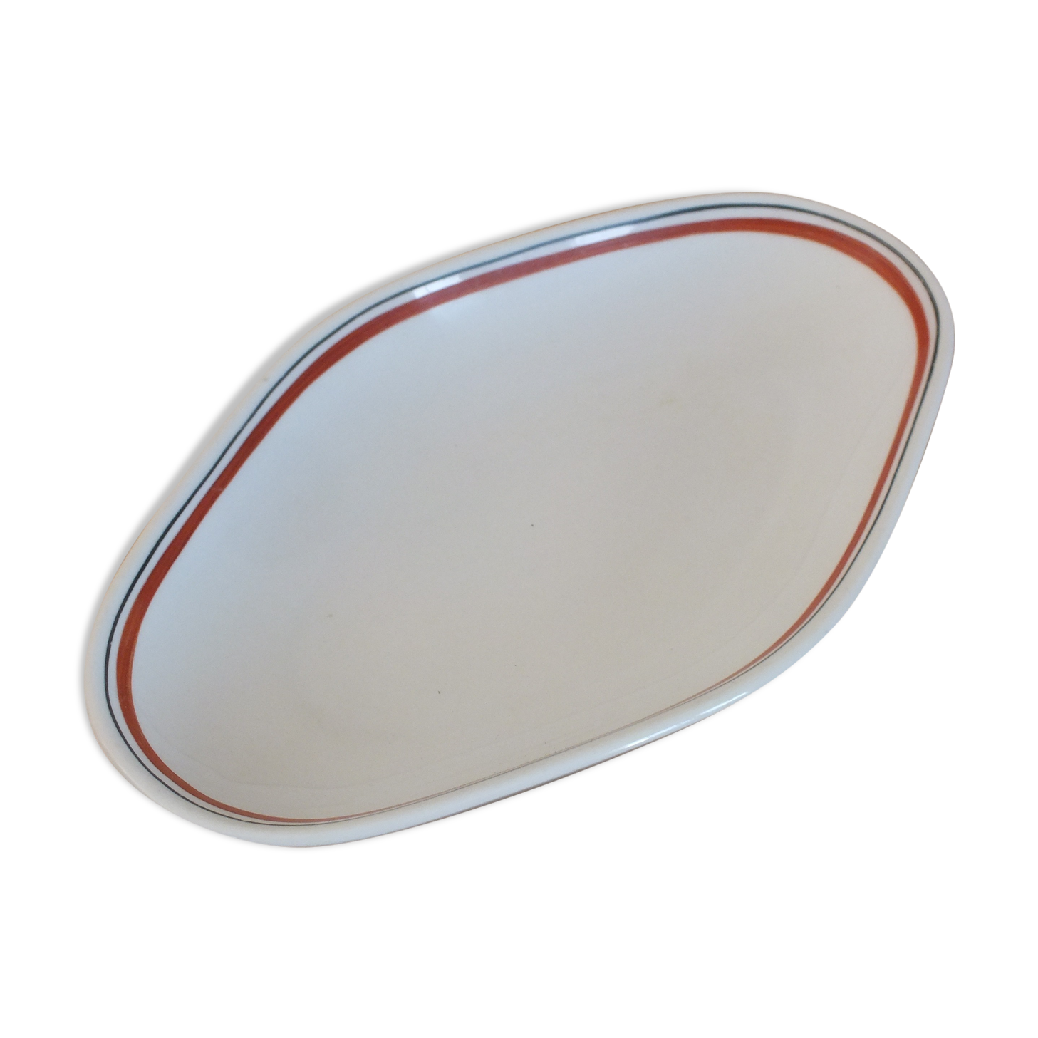 Ravier in porcelain of Auteuil Bistrot Line - Jacques Lobjoy