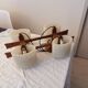 Pair of vintage Scandinavian pendant lights
