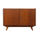 Vintage dark oak chest of drawers by Jiri Jiroutek, model U-450, 1960