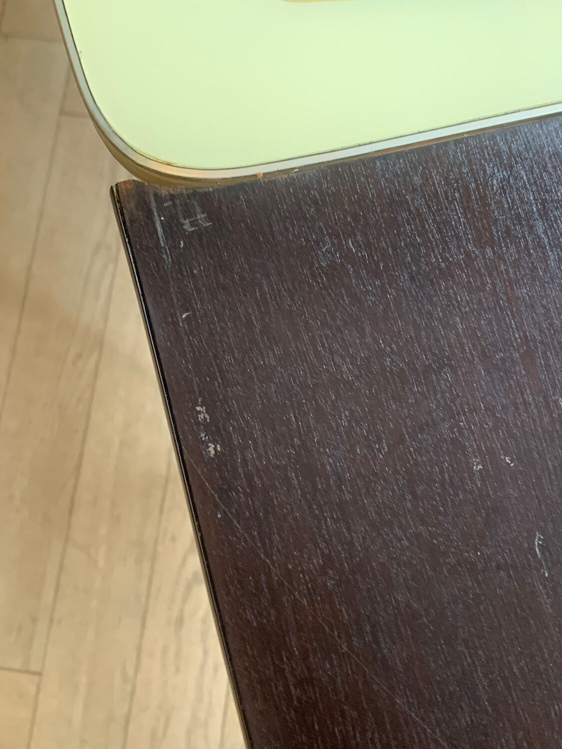 Hand-cranked coffee table