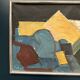 Swedish Oil on Canvas – “Abstract Composition” – Dated 1966 – Vintage