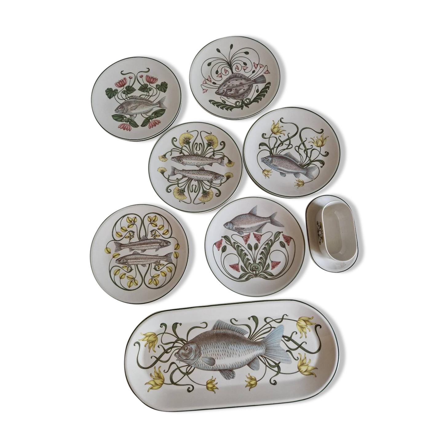 Villeroy and Boch fish service