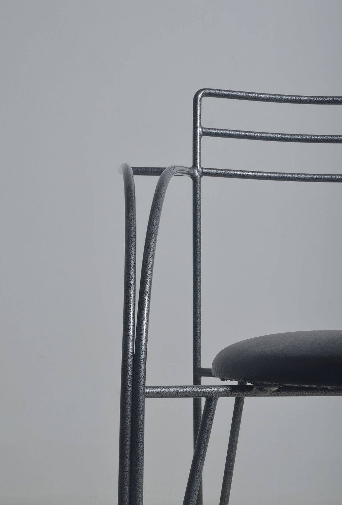 4 Chaises 'Lune d'Argent' dessinées par Pascal Mourgue pour Fermob, 1985