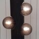 Lampadaire en bois de Temde Leuchten 1970