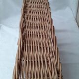 Wicker storage basket