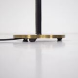 Leather-covered floor lamp, K & L Belysning Sweden.