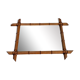 Old bamboo mirror 1950s - 38x49