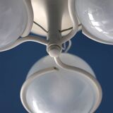 Gino Sarfatti metal and glass 'Le Sfere Plafone 2042/3' ceiling lamp for Arteluce