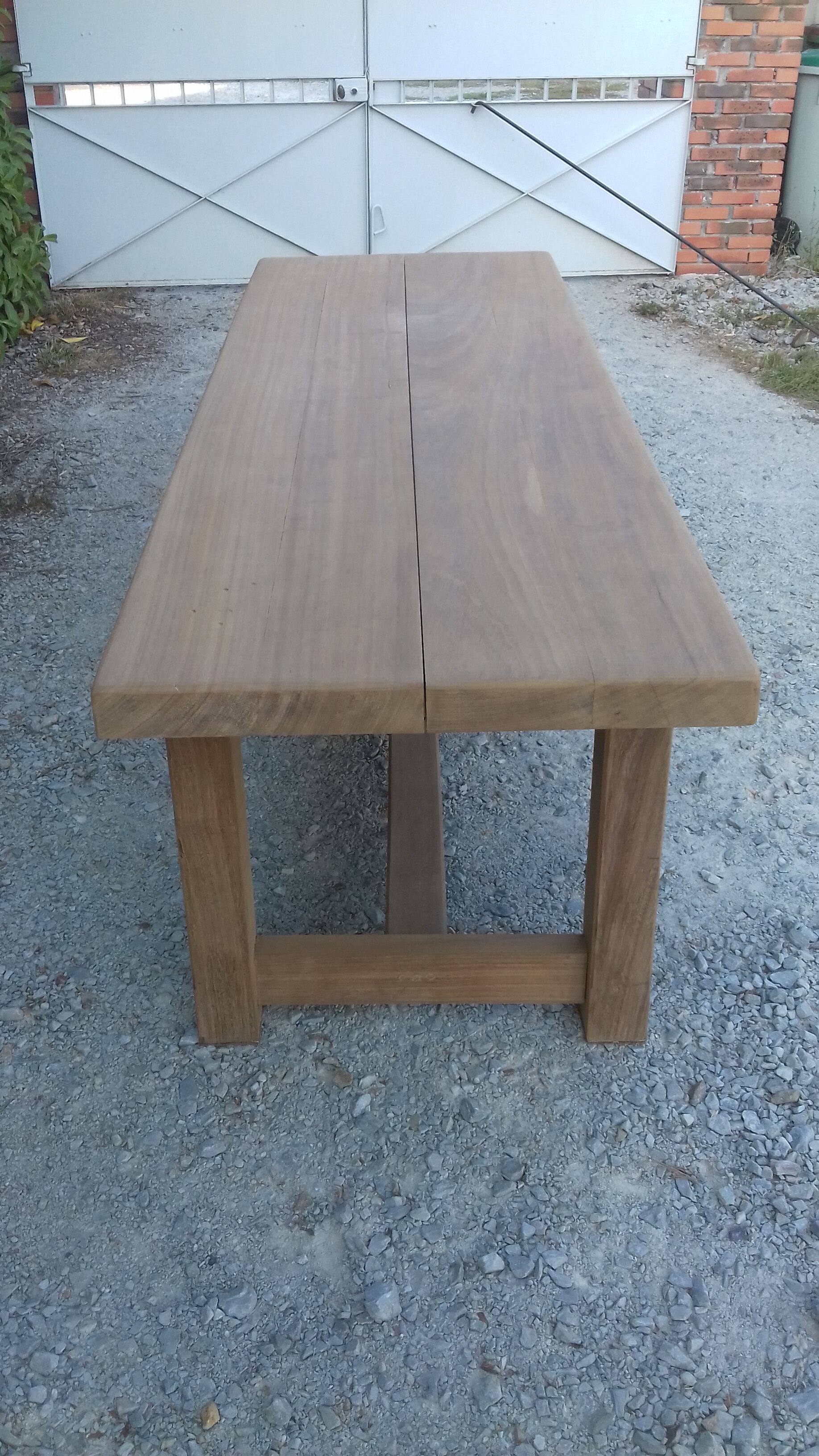 Farm table in solid cherry