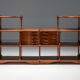 Open storage shelves by Charles Fisher and Howard Osinski - 1970's