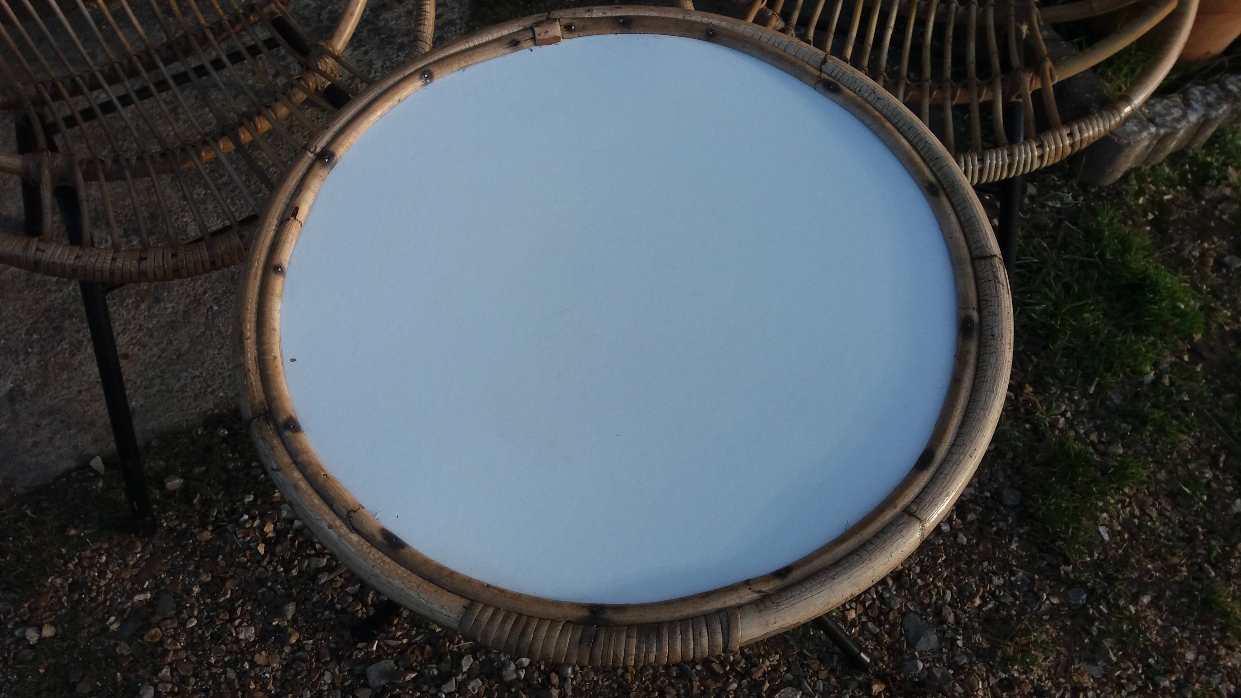 Vintage rattan lounge set